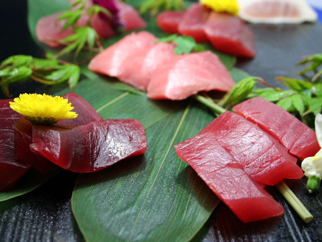 【海桜鮪セット】天然マグロのトロ・赤身