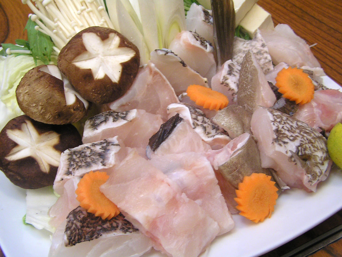 天然クエ(クエ鍋セット3人前・専用ポン酢付)