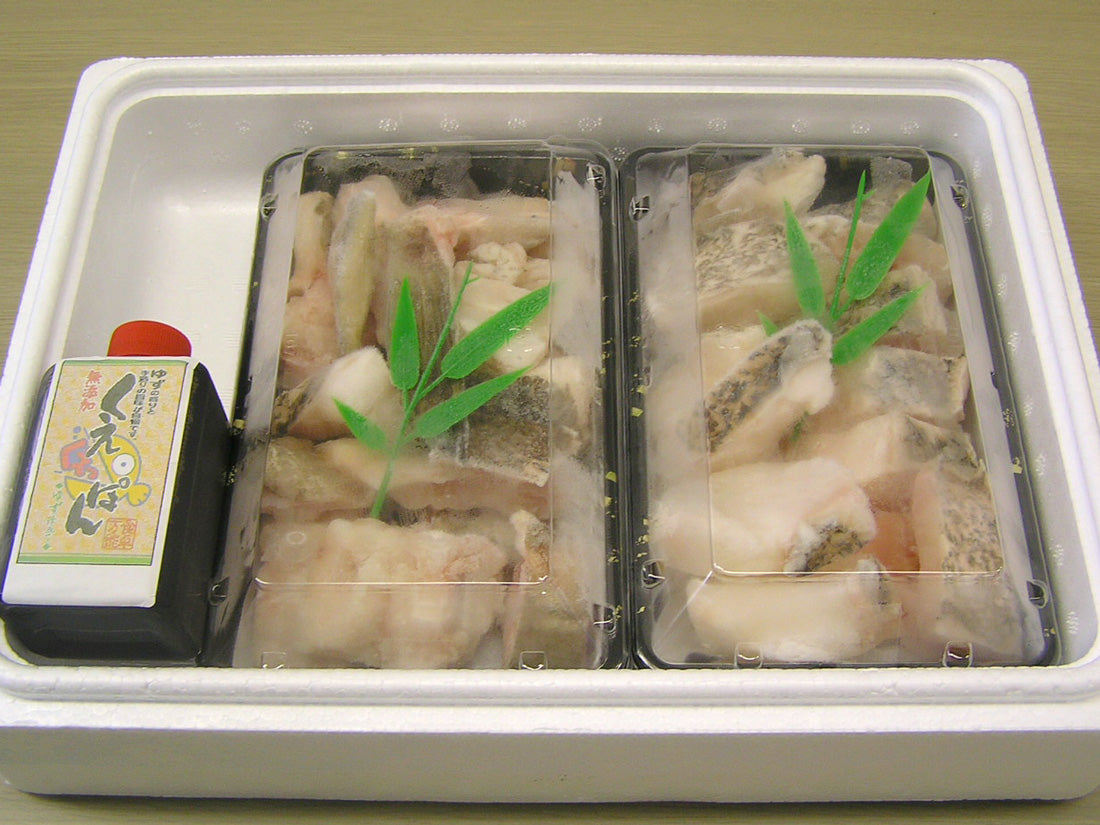 天然クエ(クエ鍋セット3人前・専用ポン酢付)