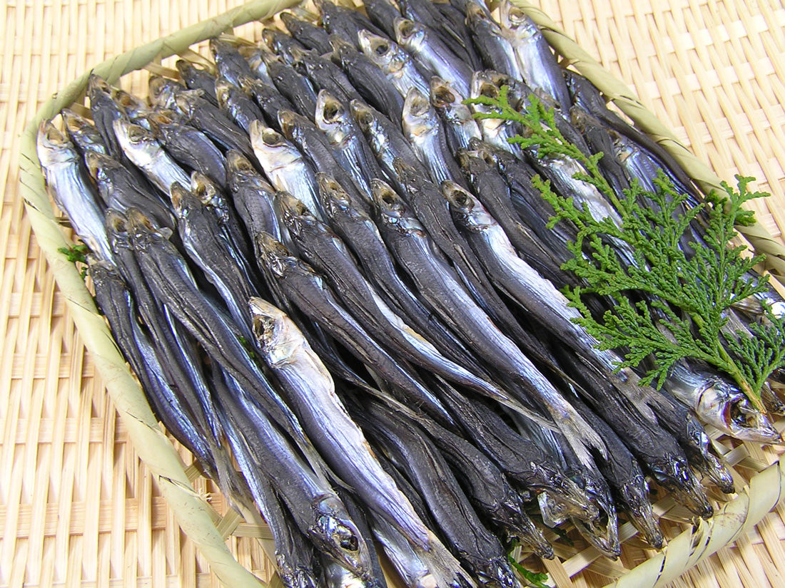 うるめめざし250g竹カゴ盛りセット
